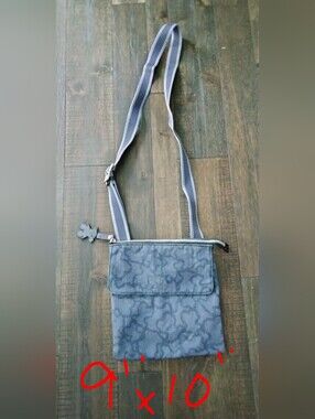 Tous Kaos Blue and Light Blue Striped Fabric Strap with Silver Buckle